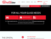 Tablet Screenshot of crystalglass.ca